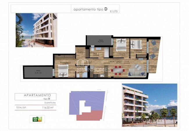 Frontline Beach Apartments for Sale in Torrelamata Alicante 28