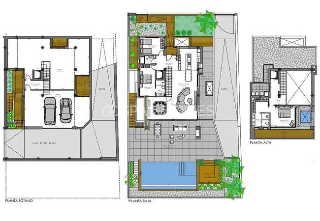 Algorfa İspanya'da Golf Sahasında Çağdaş Tasarımlı Villalar 19