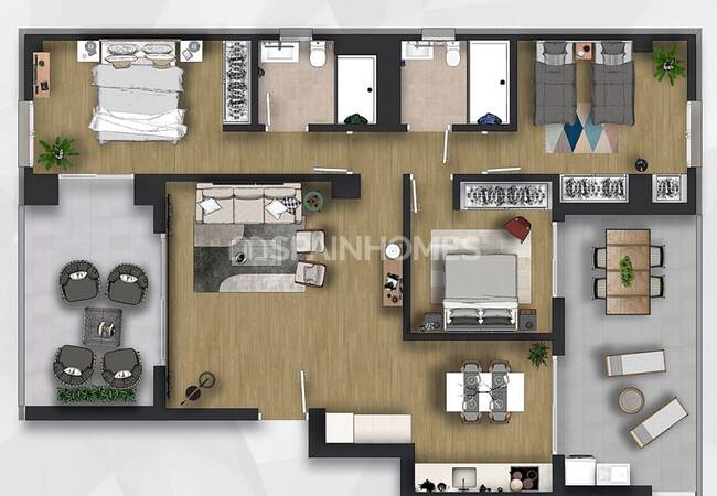 Contemporary Apartments with Storage Room and Garage in Costa Blanca 28