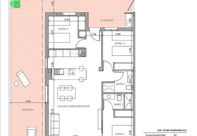 Immobiliers Vue Mer Et Près De Plage À Pilar De La Horadada 24