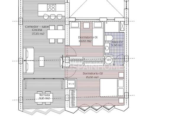 Pisos Contemporáneos En Proyecto Con Piscina En Torrevieja 15