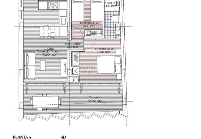 Pisos Contemporáneos En Proyecto Con Piscina En Torrevieja 17