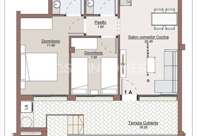 Alicante Torrevieja'da Havuzlu Site İçinde Modern Daireler 39