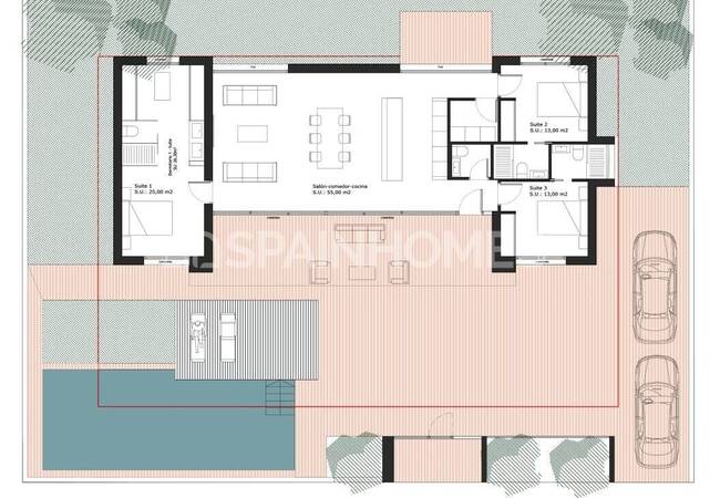 Quesada Rojales'te Modern ve Şık Tasarımlı Havuzlu Villalar 53
