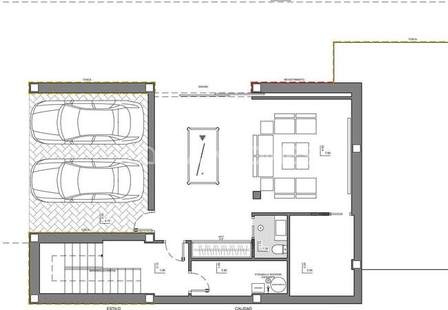 فيلا معاصرة مطلة على البحر مع مسبح خاص في كوستا بلانكا 13
