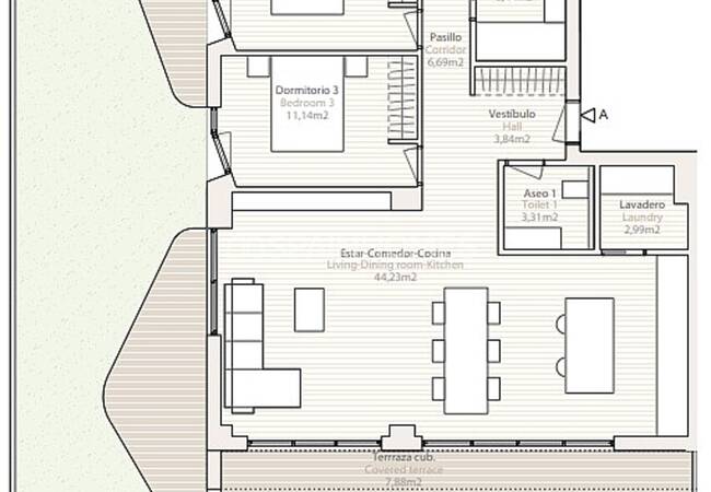 La Vila Joiosa'da Havuzlu Sitede Deniz Manzaralı Daireler 21