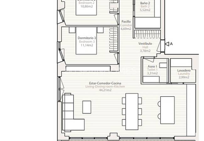 La Vila Joiosa'da Havuzlu Sitede Deniz Manzaralı Daireler 20