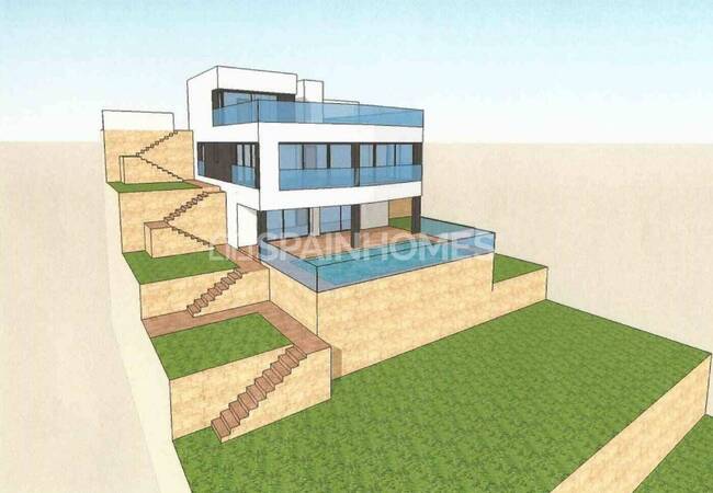 Villa Independiente Bien Ubicada En Venta En Calpe Costa Blanca 27