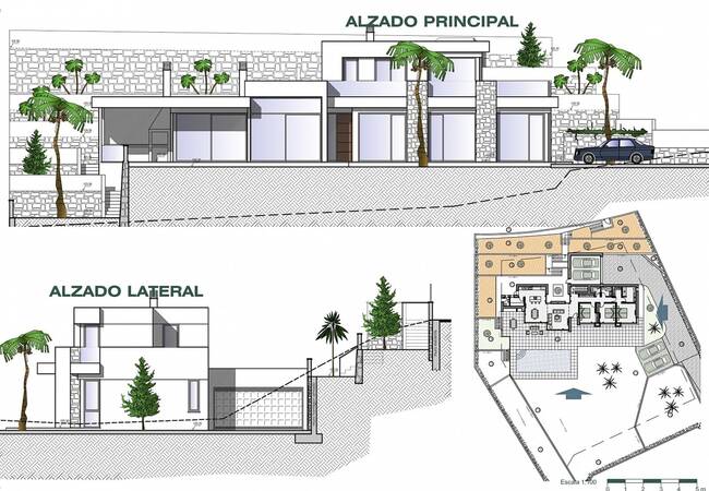 Casa Con Vistas Al Mar Entrelazada En Benissa Alicante 9