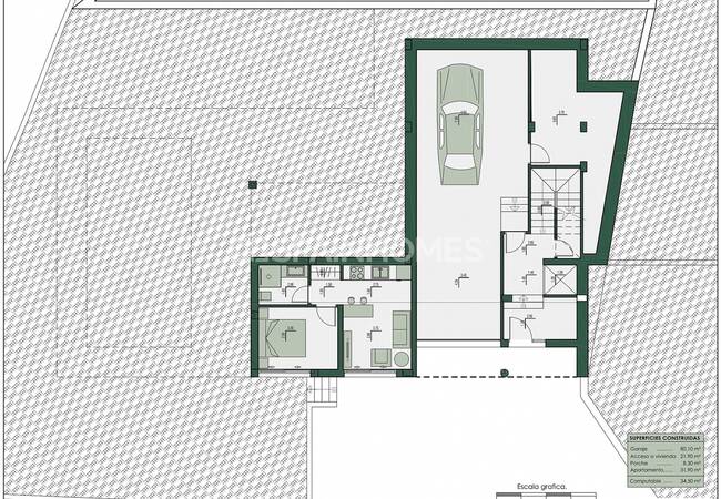Calpe Costa Blanca'da Özel Havuzlu ve Bahçeli Şık Villa 21
