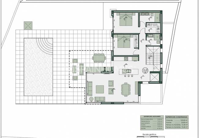 Calpe Costa Blanca'da Özel Havuzlu ve Bahçeli Şık Villa 22