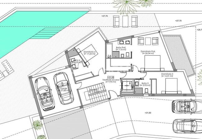 Calpe, İspanya'da Satılık Deniz Manzaralı Villa 18