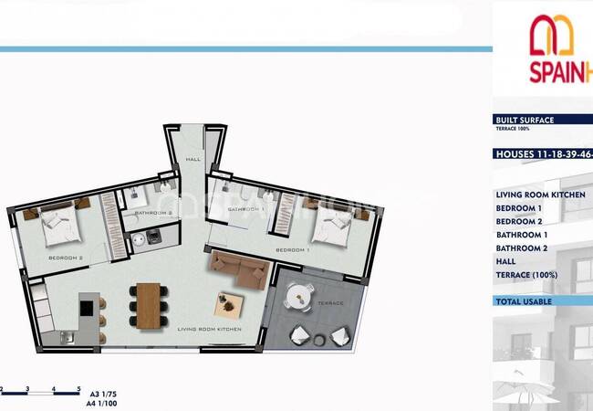Villamartin'de Golf Sahasına Yakın Açık Mutfaklı Daireler 36