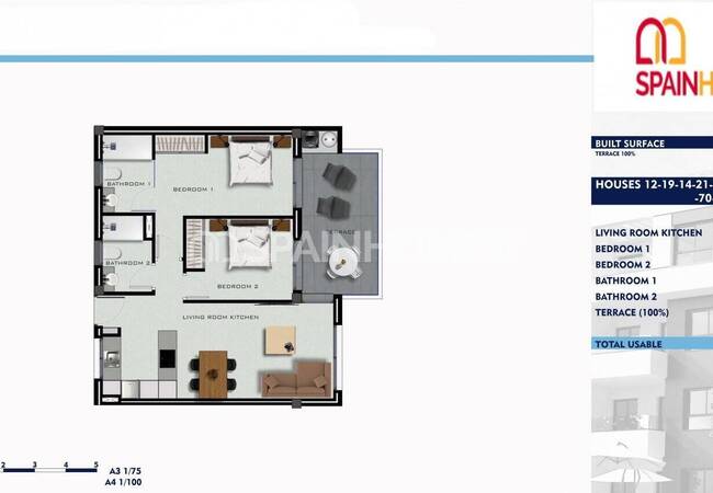 Villamartin'de Golf Sahasına Yakın Açık Mutfaklı Daireler 37