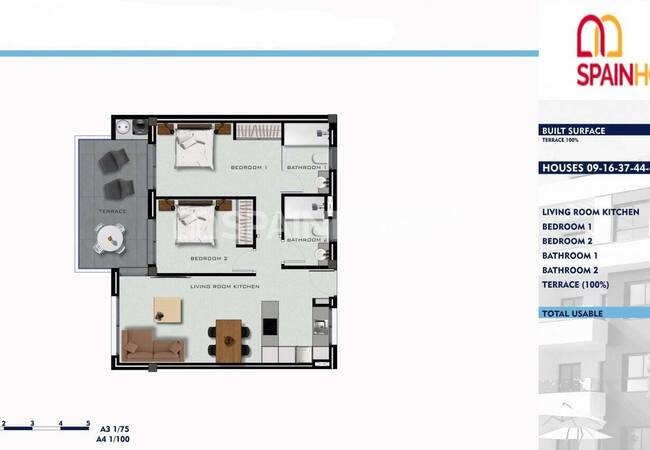 Villamartin'de Golf Sahasına Yakın Açık Mutfaklı Daireler 42