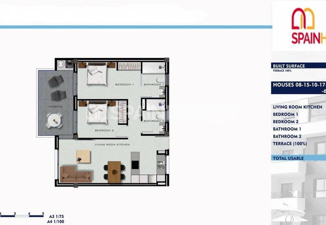 Villamartin'de Golf Sahasına Yakın Açık Mutfaklı Daireler 41