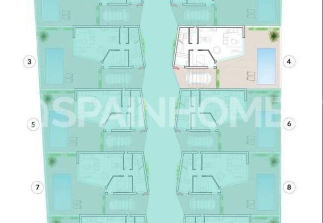Villas with Private Pool and Parking in La Florida, Costa Blanca 27