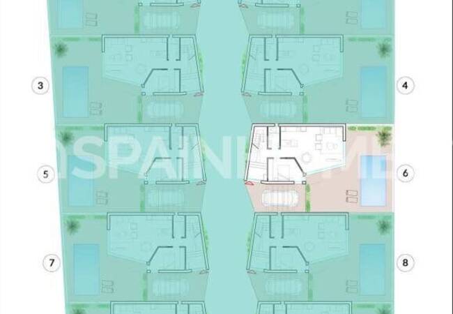 Villas with Private Pool and Parking in La Florida, Costa Blanca 35