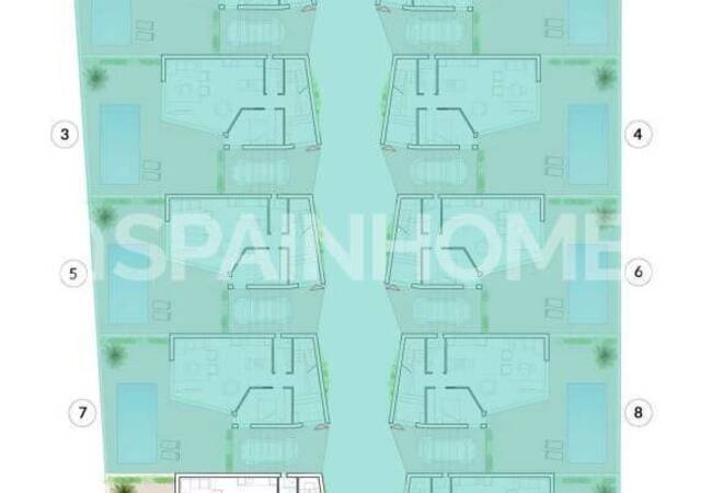 Villas with Private Pool and Parking in La Florida, Costa Blanca 47
