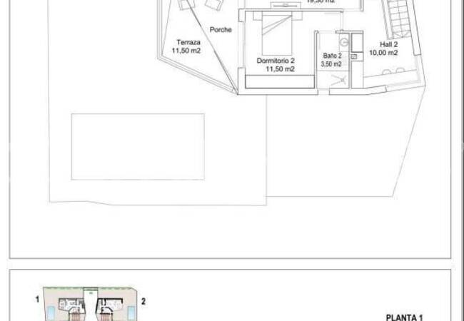 Villas with Private Pool and Parking in La Florida, Costa Blanca 49