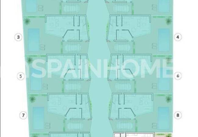 Villas with Private Pool and Parking in La Florida, Costa Blanca 10