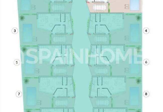 Villas with Private Pool and Parking in La Florida, Costa Blanca 19
