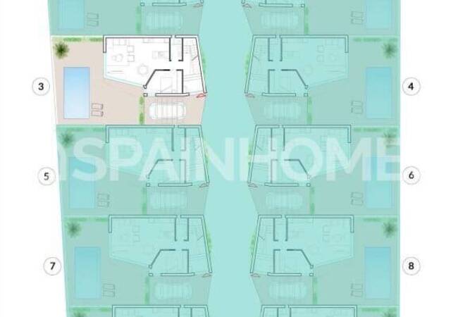 Villas with Private Pool and Parking in La Florida, Costa Blanca 23