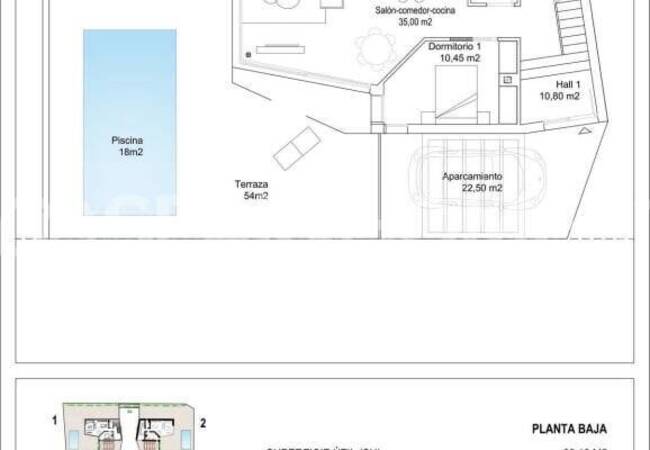 Villas with Private Pool and Parking in La Florida, Costa Blanca 24