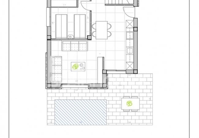 Stylish Semi-detached House in a Popular Area of Villamartin 20