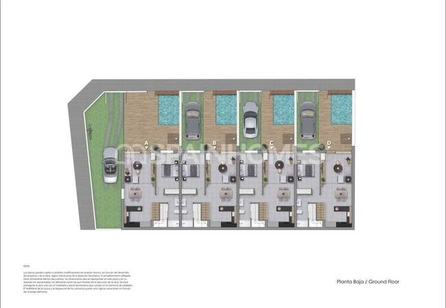 Chic Townhouses with Private Gardens in Pilar De La Horadada 13