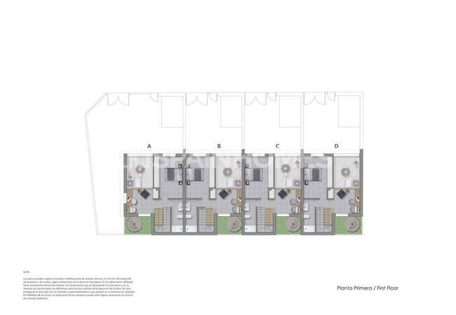 Chic Townhouses with Private Gardens in Pilar De La Horadada 14
