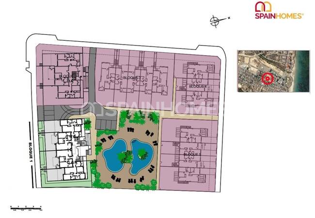 Mil Palmeras'ta Ortak Yüzme Havuzlu Site İçinde Daireler 13