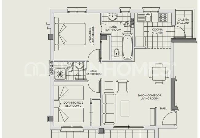 Квартиры с Видом на Море в Комплексе у Пляжа в Кальпе 24