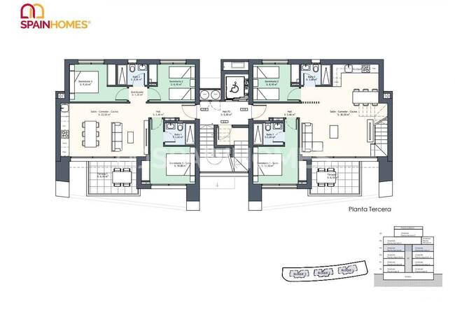 Costa Blanca'da Denize Yakın Kullanışlı Daireler 20