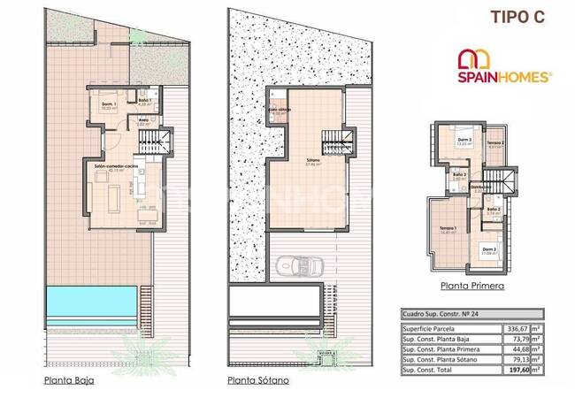 Algorfa'da Eşsiz Tasarımlı Özel Havuzlu Villalar 77