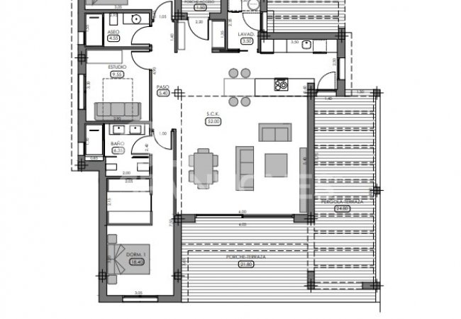 Spacious Golf Villas in Complex with Communal Pool in Algorfa 48