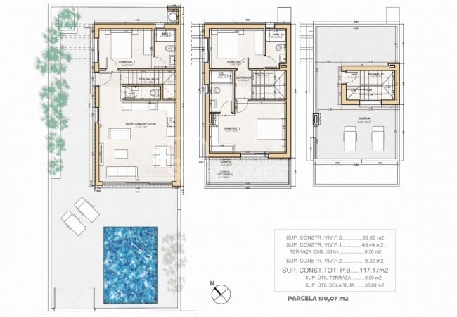 Pilar De La Horadada'da Özel Bahçeli ve Havuzlu Müstakil Villa 39