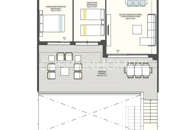 Finestrat'ta Plaja ve Benidorm Şehrine Yakın Şık Daireler 13