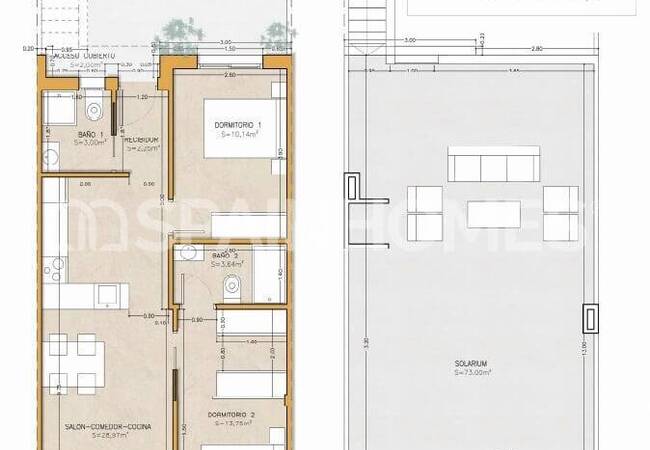 Pilar De La Horadada'da Özel Havuzlu Sıfır Bungalovlar 8