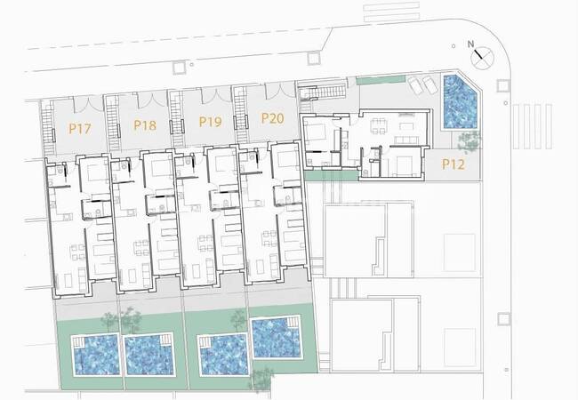 Pilar De La Horadada'da Özel Havuzlu Sıfır Bungalovlar 7