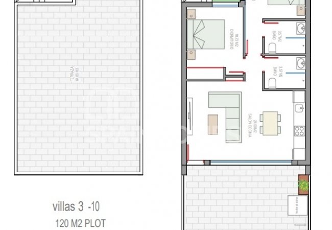 Pilar De La Horadada'da Havuzlu ve Teraslı Yarı Müstakil Evler 26