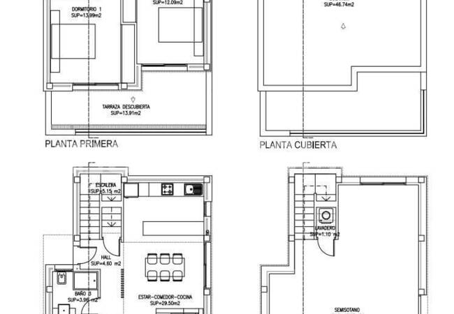 Отдельные Виллы с Бассейном в Аликанте 14