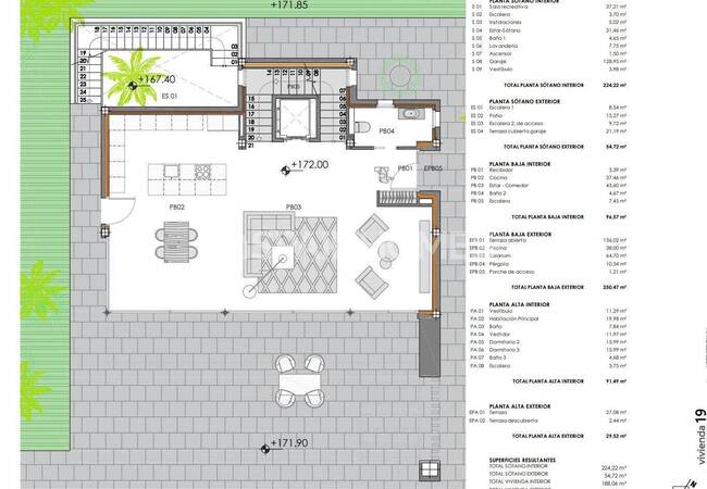 Finestrat'ta Plaja ve Şehre 5 Km Mesafede Lüks Villalar 47