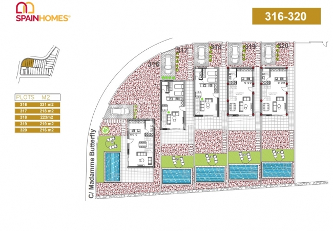 Villamartin Costa Blanca'da Özel Havuzlu Şık Villalar 21