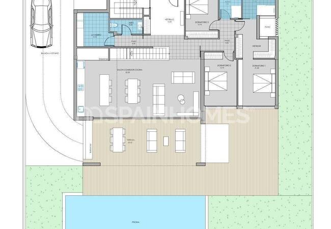 Виллы с Видом на Гольф-Поле в Монфорте-дель-Сид, Аликанте 16