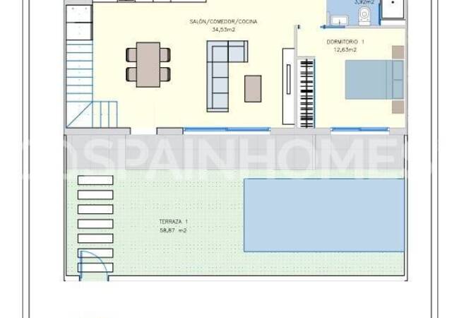 Виллы с Личными Бассейнами Рядом с Гольф-Полем в Вилламартине 16