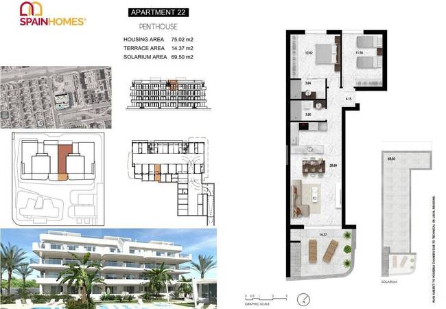 Orihuela Cabo Roig'in Popüler Bölgesinde Şık Daireler 56