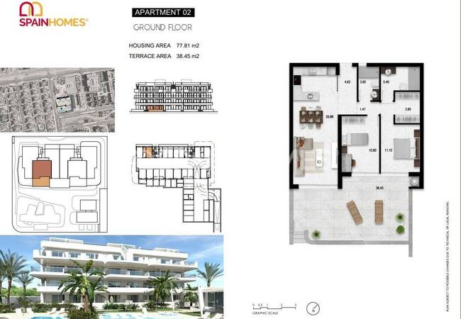 Orihuela Cabo Roig'in Popüler Bölgesinde Şık Daireler 36