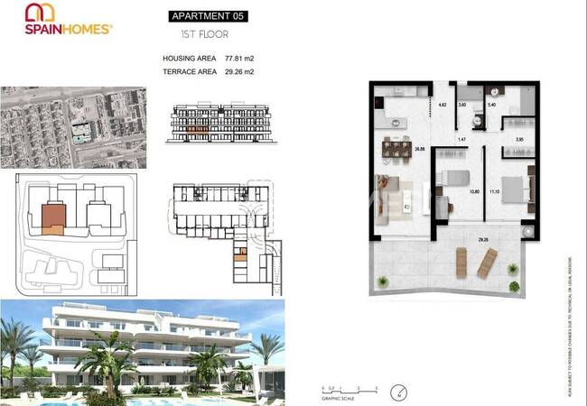 Orihuela Cabo Roig'in Popüler Bölgesinde Şık Daireler 39