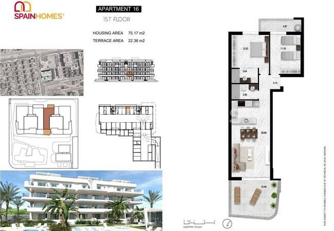 Orihuela Cabo Roig'in Popüler Bölgesinde Şık Daireler 50